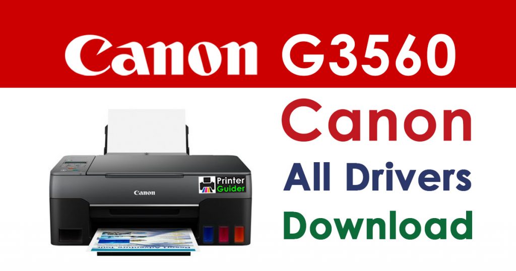 Canon Pixma G3560 Printer Driver Download