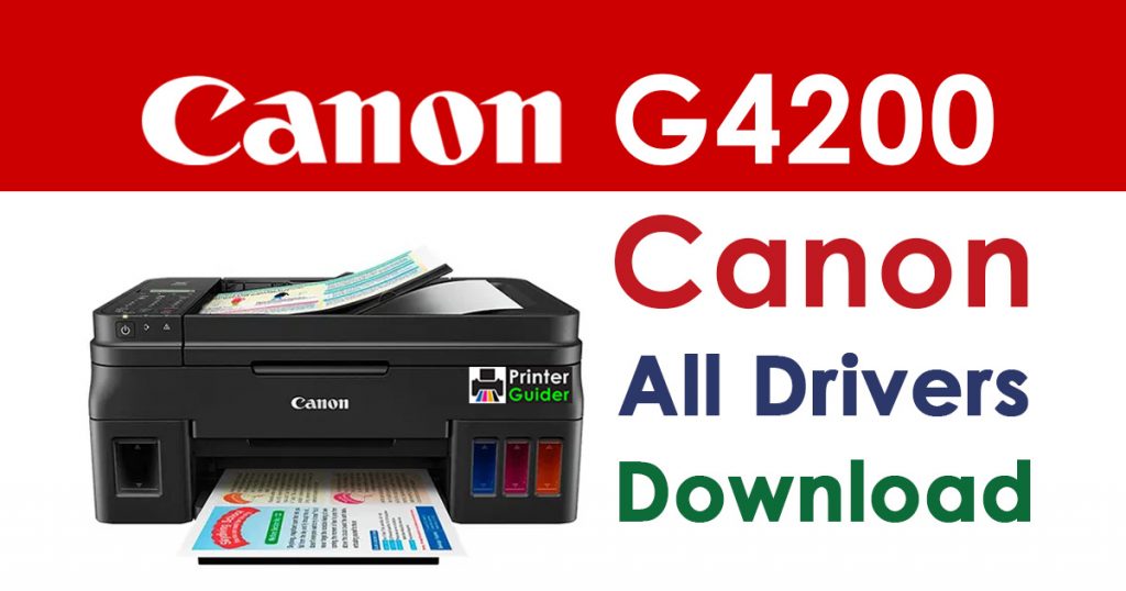 Canon Pixma G4200 Printer Driver Download