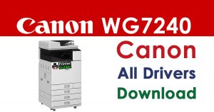 Canon WG7240 Multifunction Printer Driver download