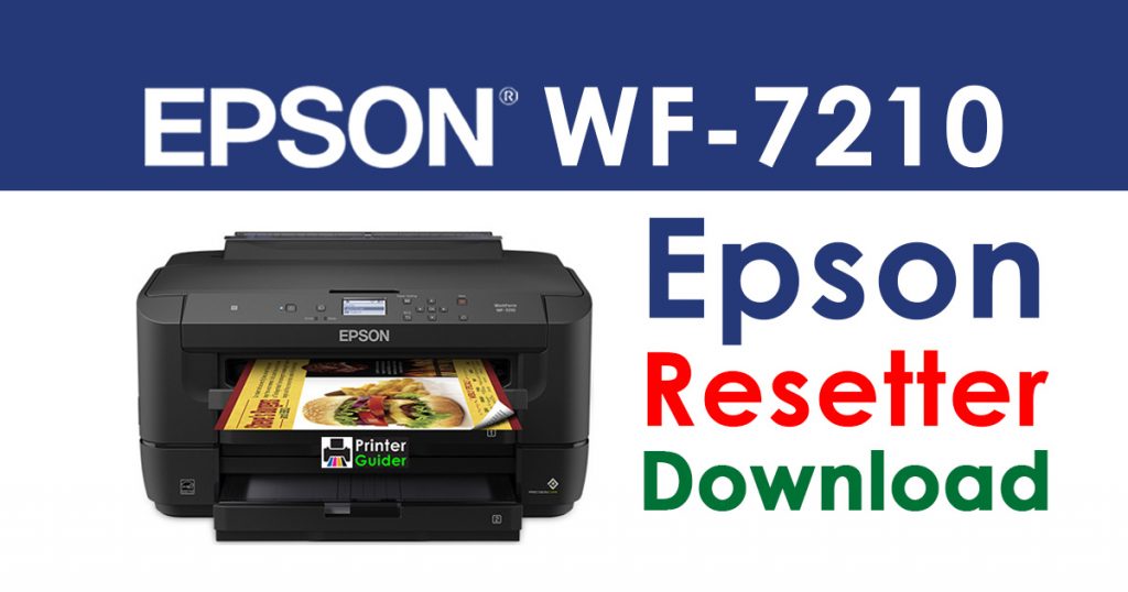 Epson WorkForce WF-7210 Resetter Adjustment Program Free Download