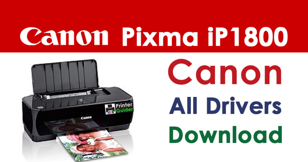 Canon Pixma iP1800 Printer Driver Download