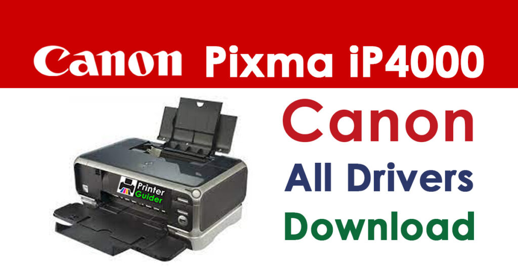 Canon Pixma iP4000 Printer Driver Download