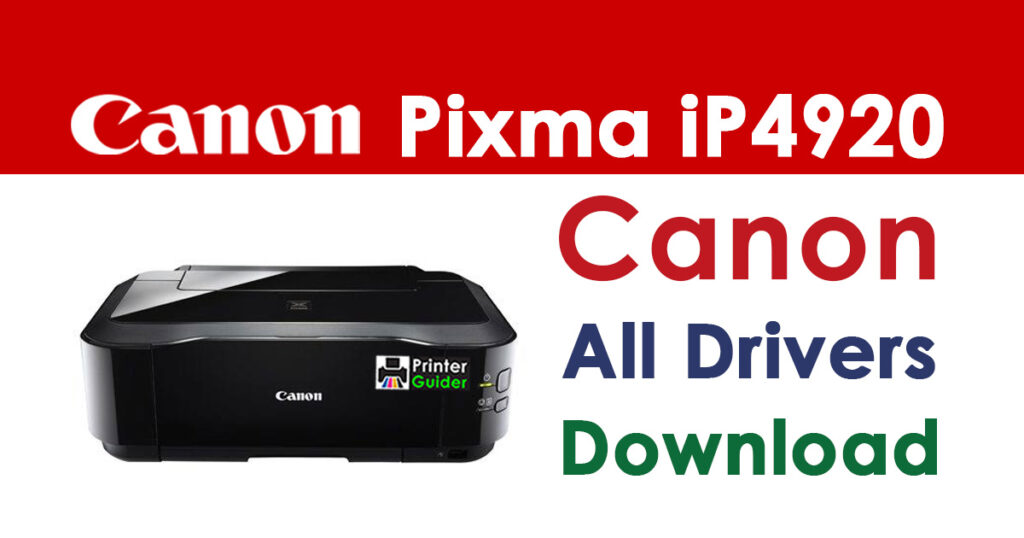 Canon Pixma iP4920 Printer Driver Download