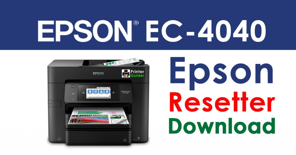 Epson WorkForce Pro EC-4040 Resetter Adjustment Program Free Download