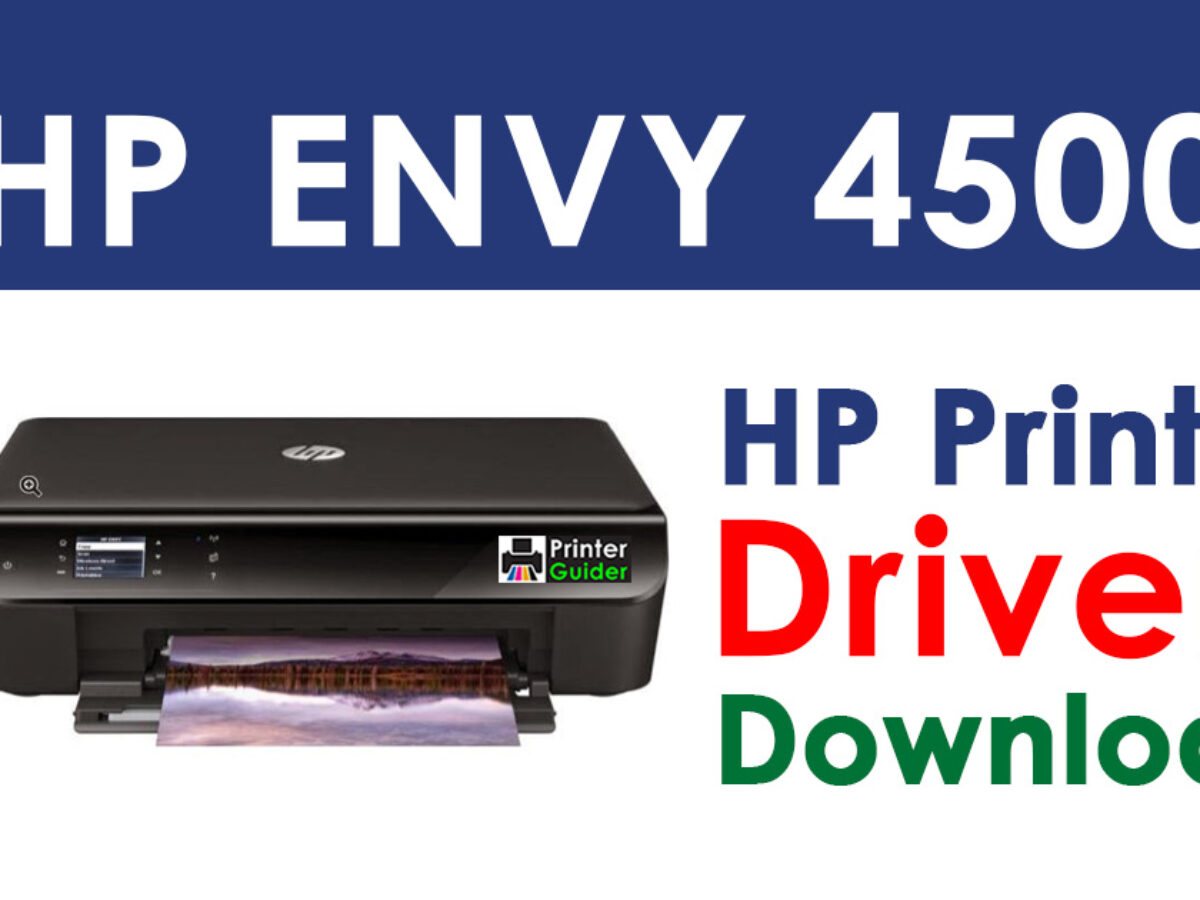 hp envy 4500 printer driver software