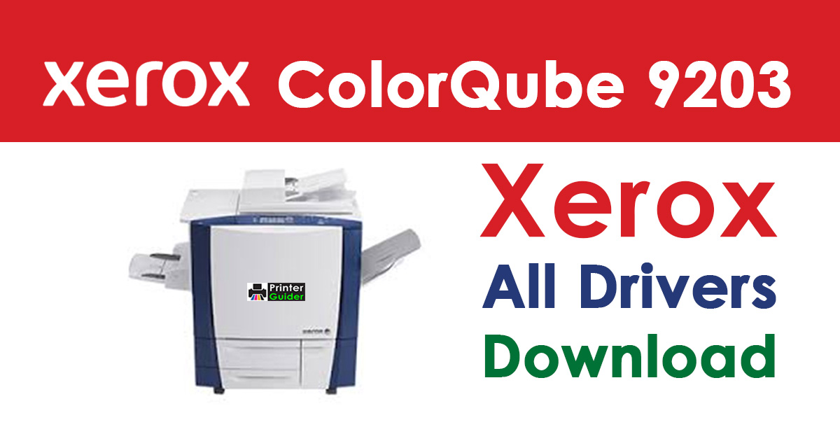 Xerox ColorQube 9203 Machine Driver Download
