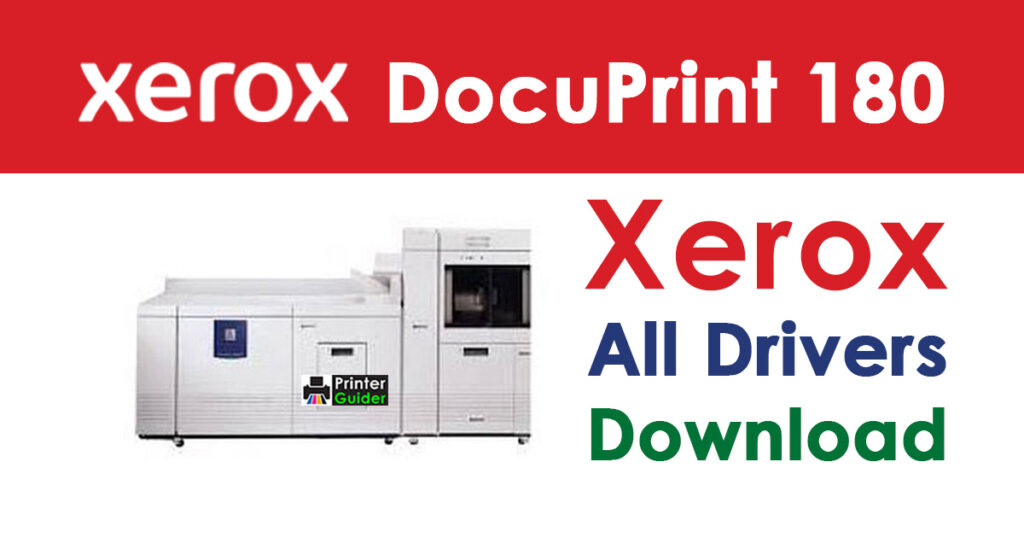 Xerox DocuPrint 180 Driver Free Download