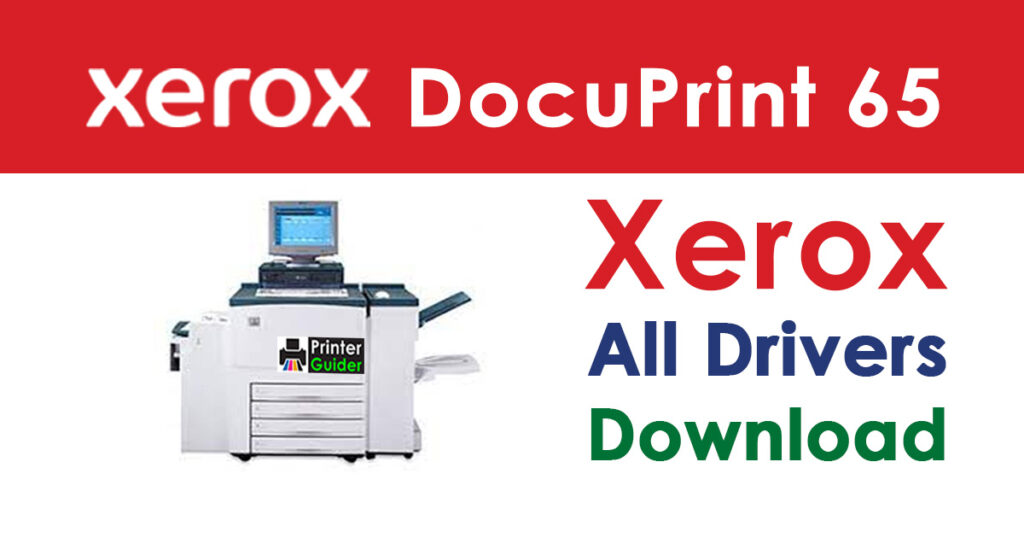 Xerox DocuPrint 65 Driver Free Download