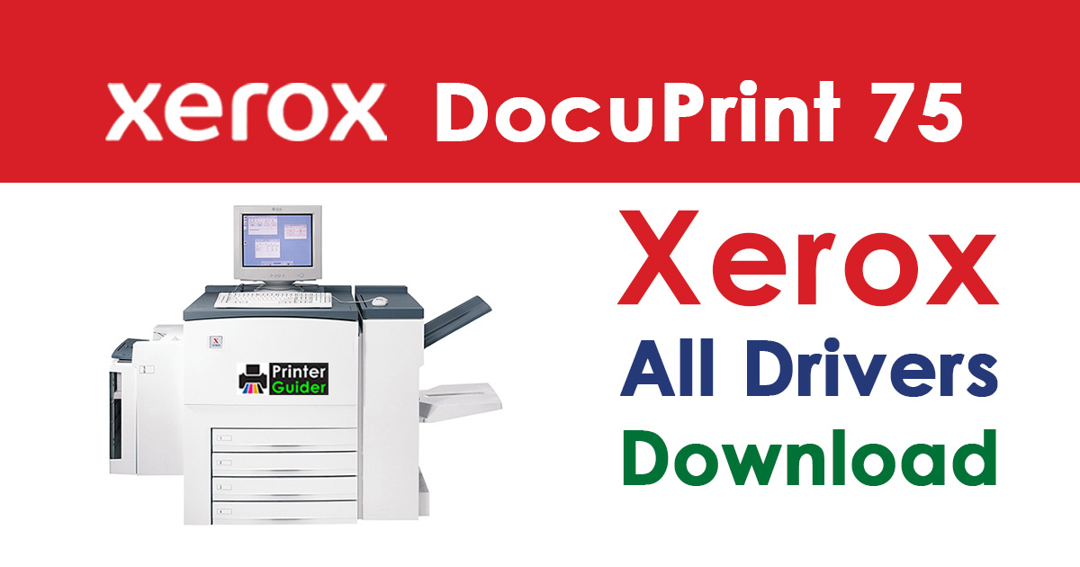 Xerox DocuPrint 75 Driver Download