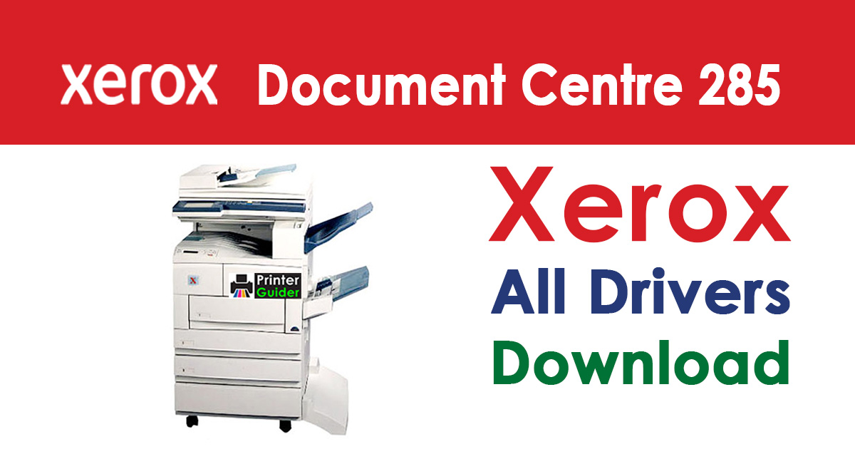 Xerox Document Centre 285 Driver Download