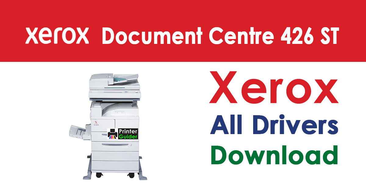 Xerox Document Centre 426 ST Driver Download