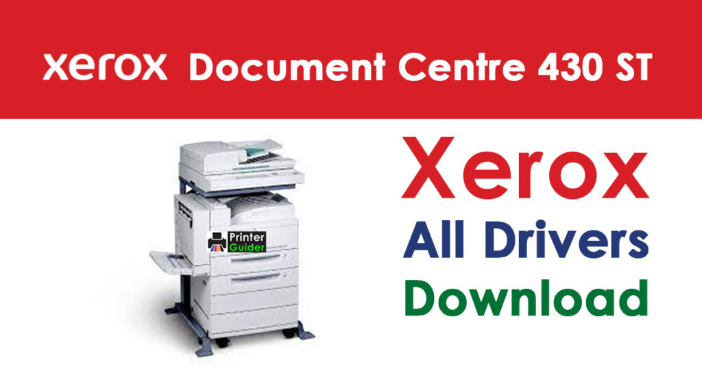 Xerox Document Centre 430 ST Driver Download