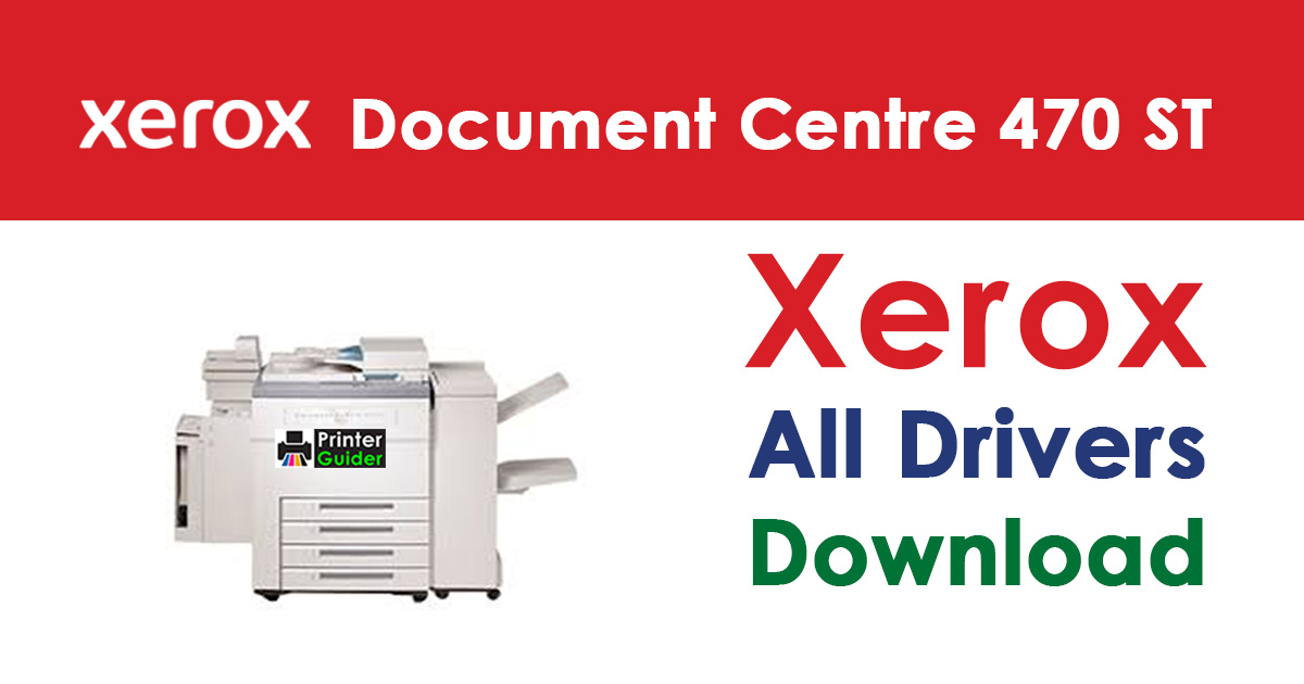 Xerox Document Centre 470 ST Driver Download