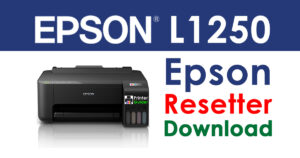 Epson L1250 Resetter Adjustment Program Free Download
