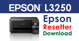 Epson L3250 Resetter Adjustment Program Free Download