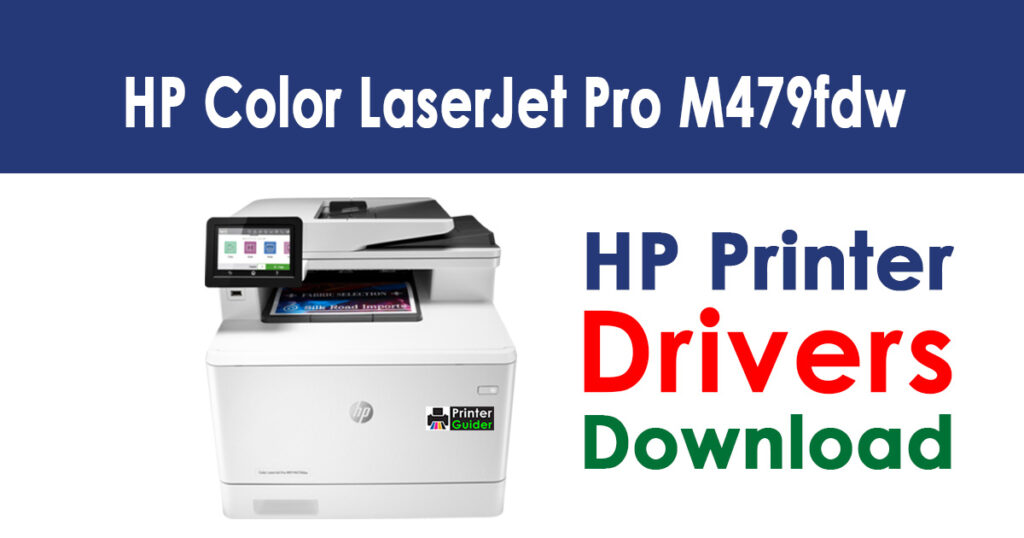 HP Color LaserJet Pro M479fdw Printer Driver Free Download