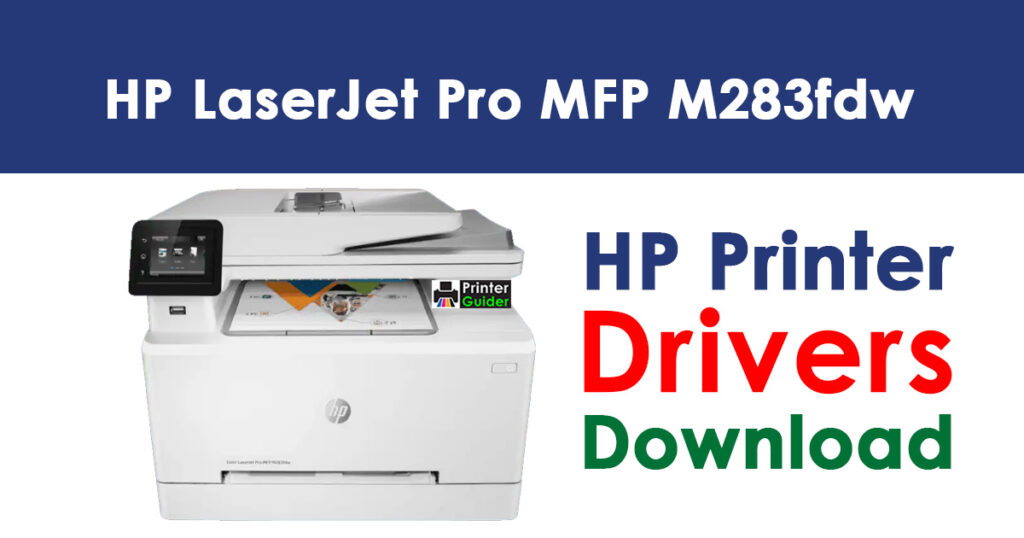 HP Color LaserJet Pro MFP M283fdw Printer Driver Free Download