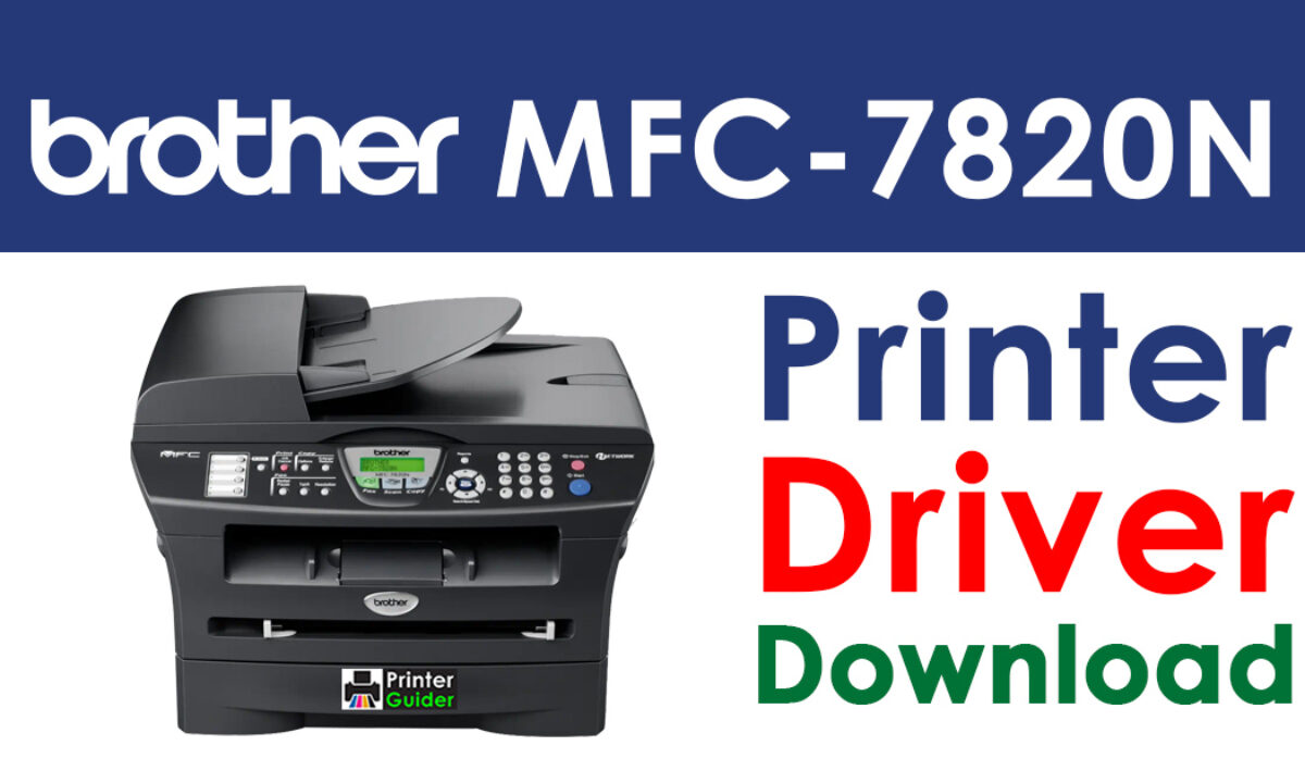 Brother MFC-7820N Printer Driver 