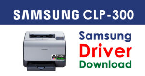 Samsung CLP-300 Color Laser Driver and Software Download