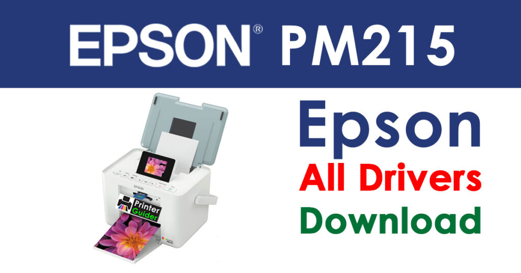 Epson PictureMate PM215 Driver and Software Download