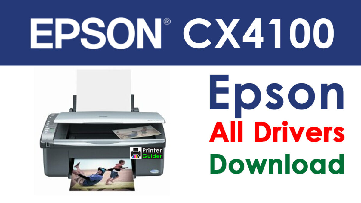 Epson Stylus CX4100 Driver and Software 