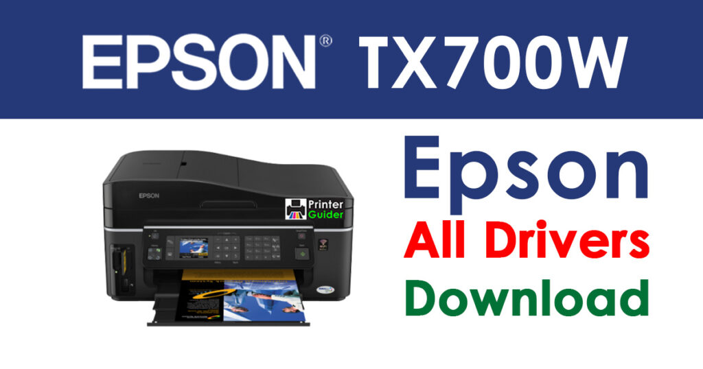 Epson Stylus Photo TX700W Driver and Software Download