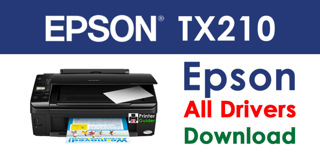 Epson Stylus TX210 Driver and Software Download