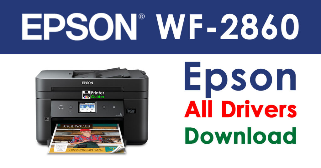 Epson WF-2860 Driver and Software Download
