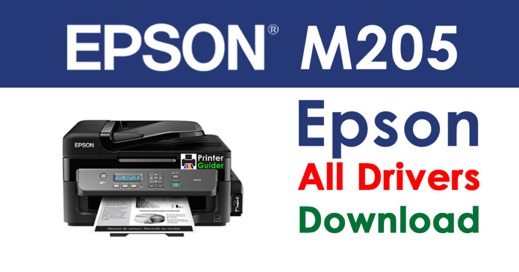 Epson WorkForce M205 Driver and Software Download