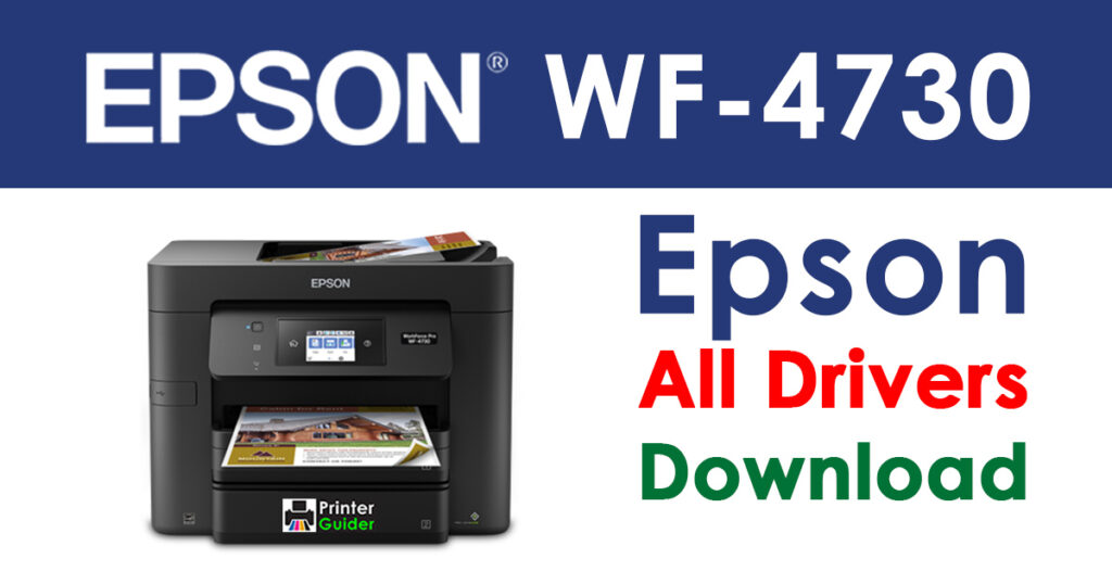 Epson WorkForce Pro WF-4730 Driver and Software Download