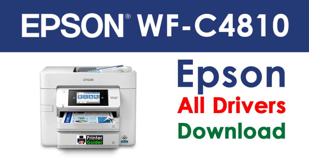 Epson WorkForce Pro WF-C4810 Color MFP Driver and Software Download