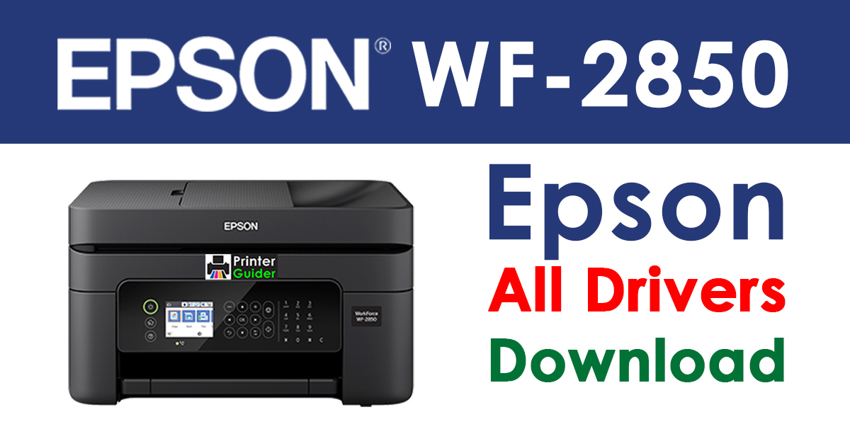 epson wf 2850 software download