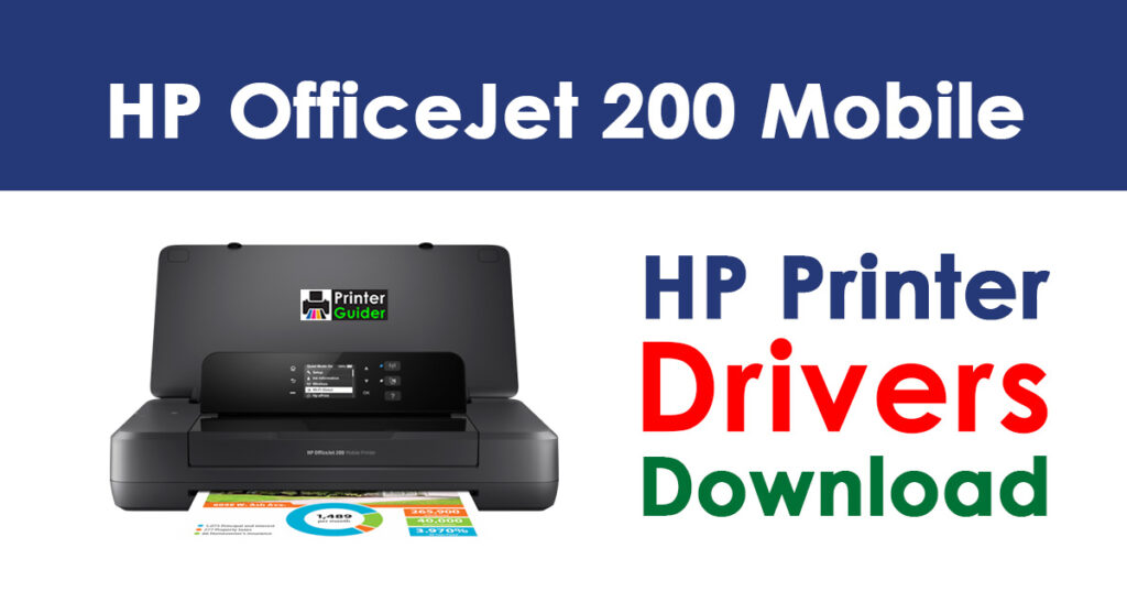 HP OfficeJet 200 Mobile Printer Driver and Software Download