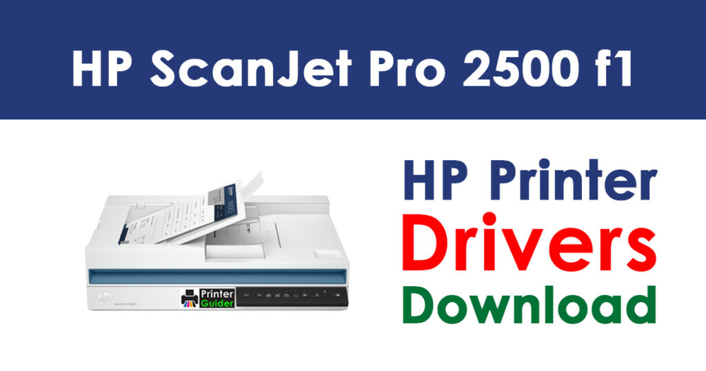 HP ScanJet Pro 2500 f1 Driver and Software Download