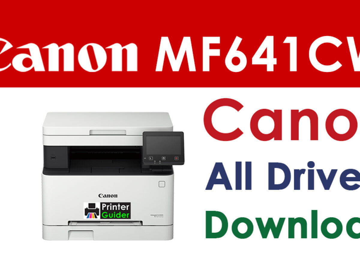 Canon ImageClass MF641CW Driver and Software Download