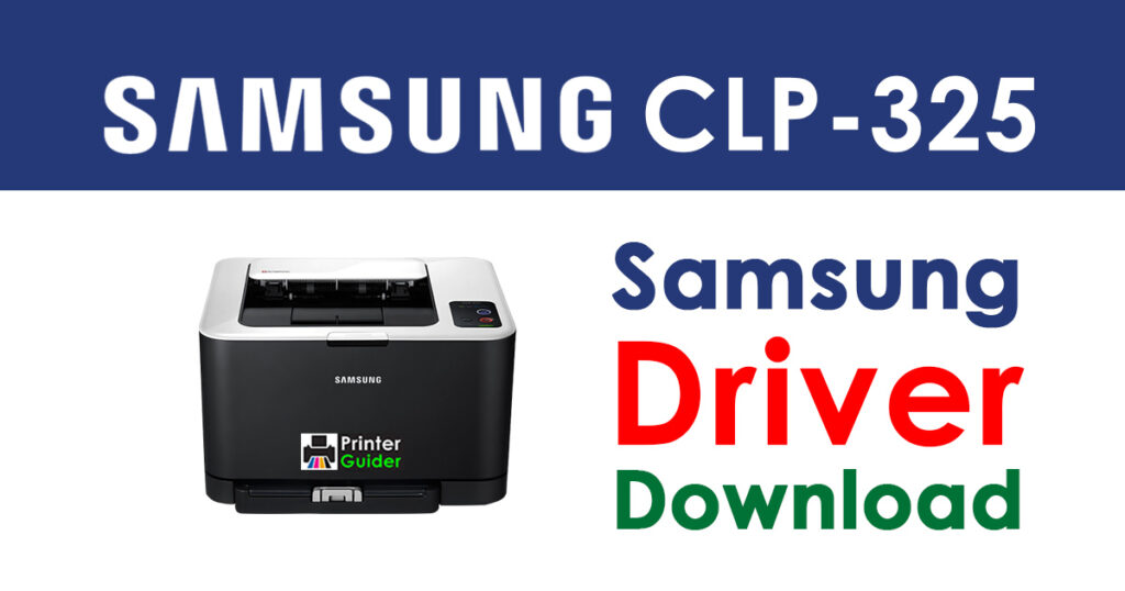 Samsung CLP-325 Driver and Software Download