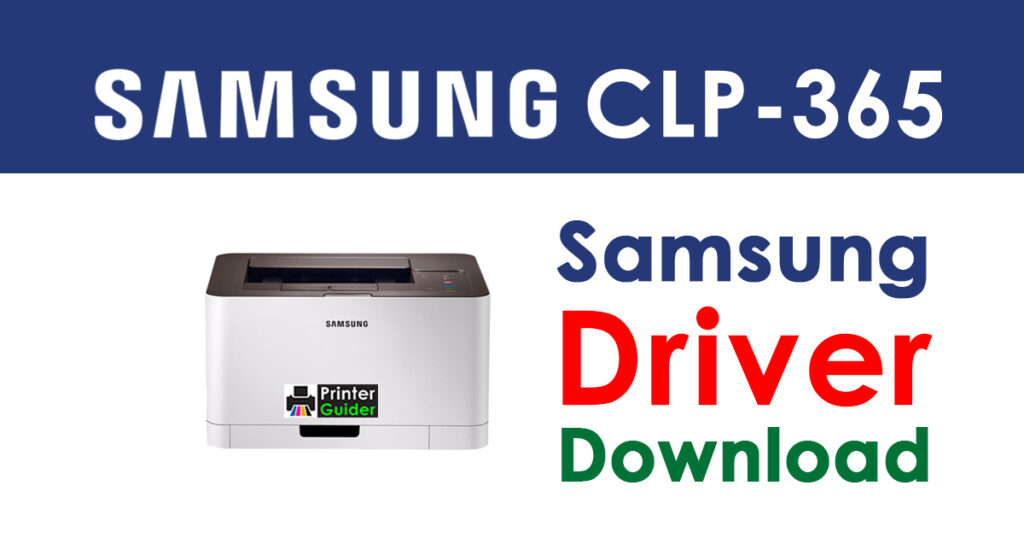 Samsung CLP-365 Driver and Software Download
