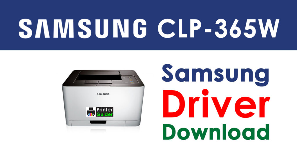 Samsung CLP-365W Driver and Software Download