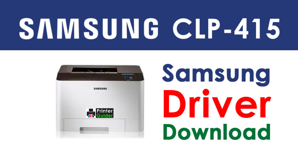 Samsung CLP-415 Driver and Software Download