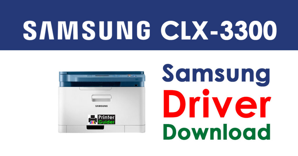 Samsung CLX-3300 Driver and Software Download