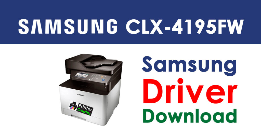 Samsung CLX-4195FW Driver and Software Download