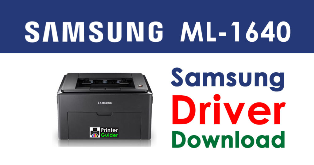 Samsung ML-1640 Driver and Software Download