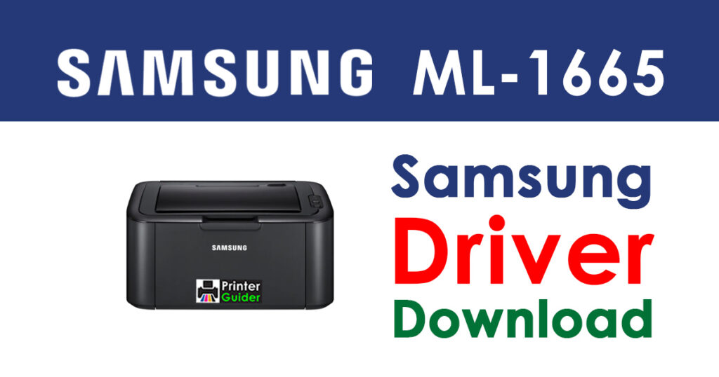 Samsung ML-1665 Driver and Software Download