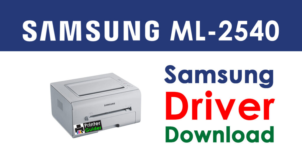 Samsung ML-2540 Driver and Software Download