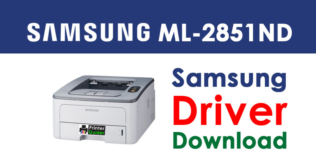 Samsung ML-2851ND Driver and Software Download