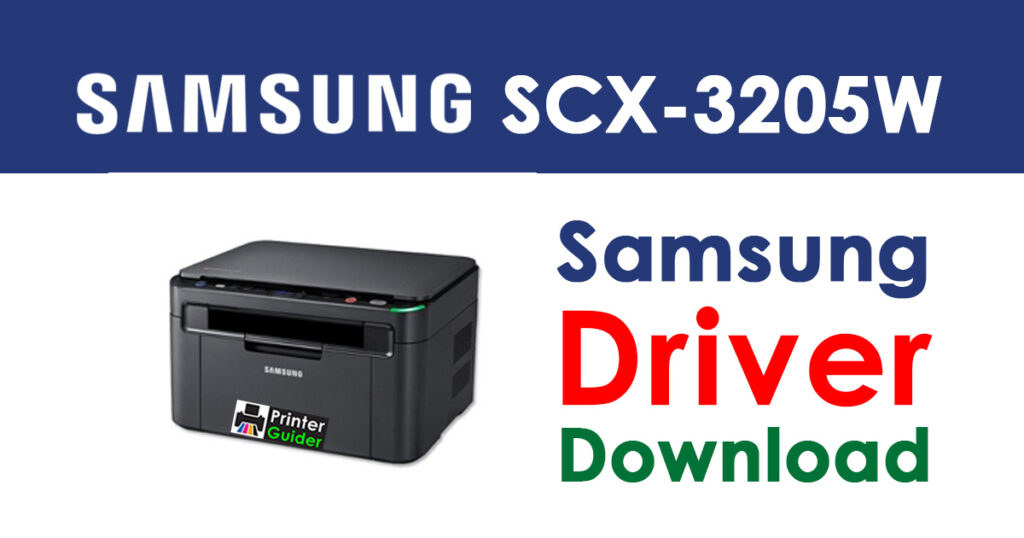 Samsung SCX-3205W Driver and Software Download