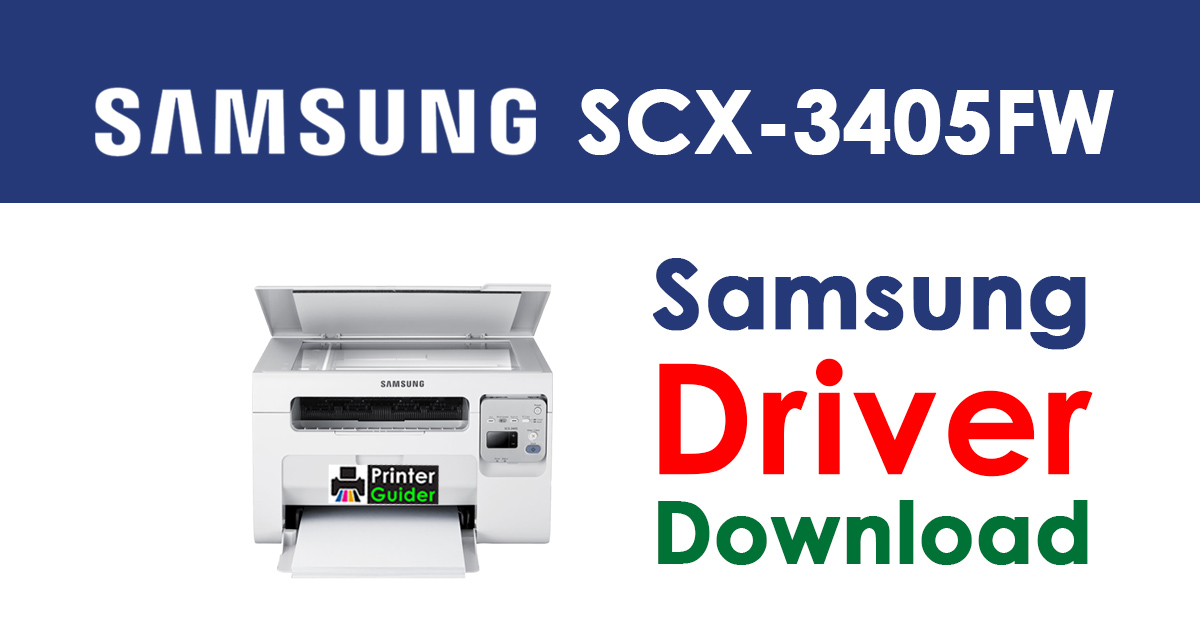 samsung scx-3405fw software download