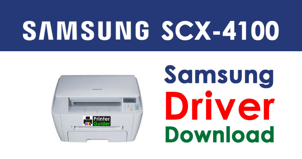 Samsung SCX-4100 Driver and Software Download