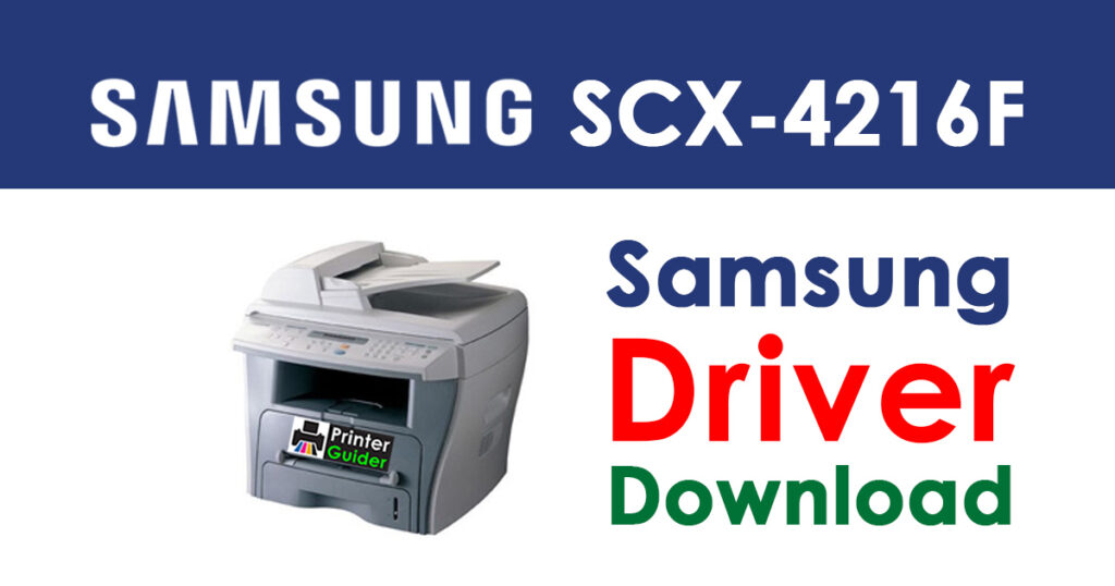 Samsung SCX-4216F Driver and Software Download