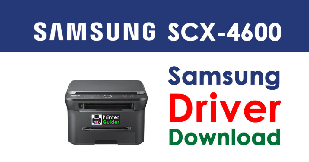 Samsung SCX-4600 Driver and Software Download